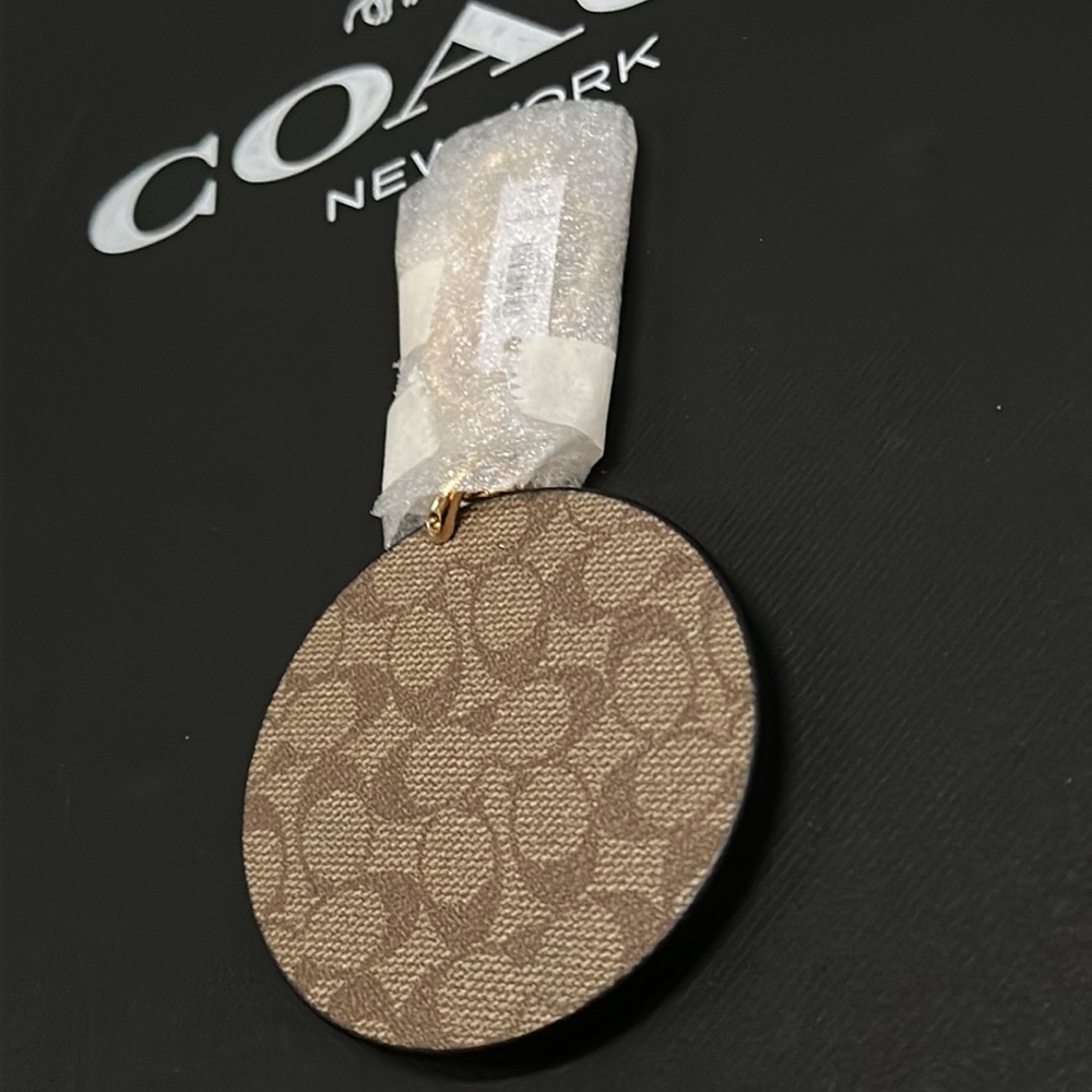 Coach Bad Girls Club Bag Charm Keychain Signature Canvas cc314 - Picture 7 of 7